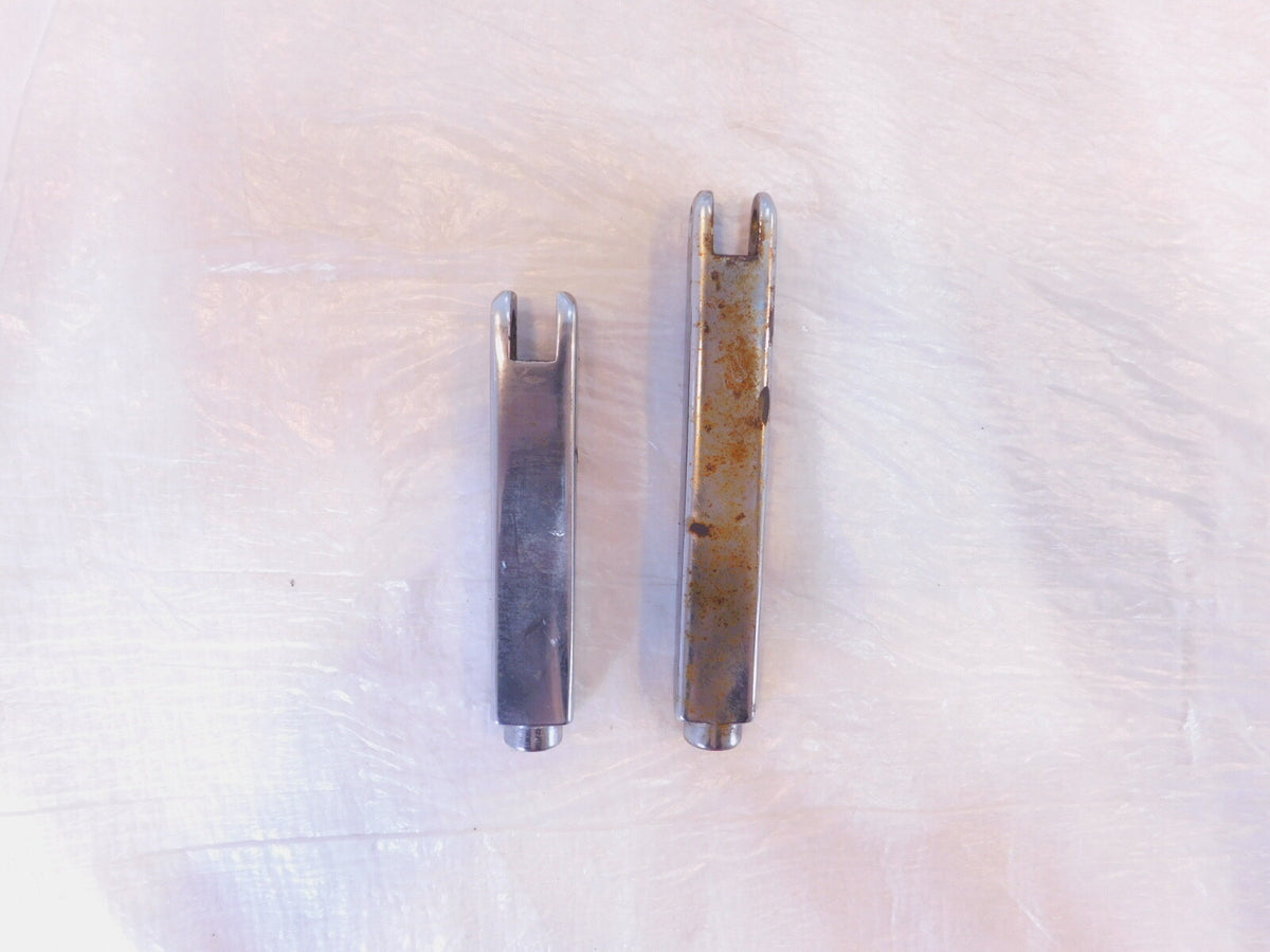 Harley Davidson Sportster 883 & 1200 Chrome Highway Footpeg Peg Mount Brackets - C3 Cycle