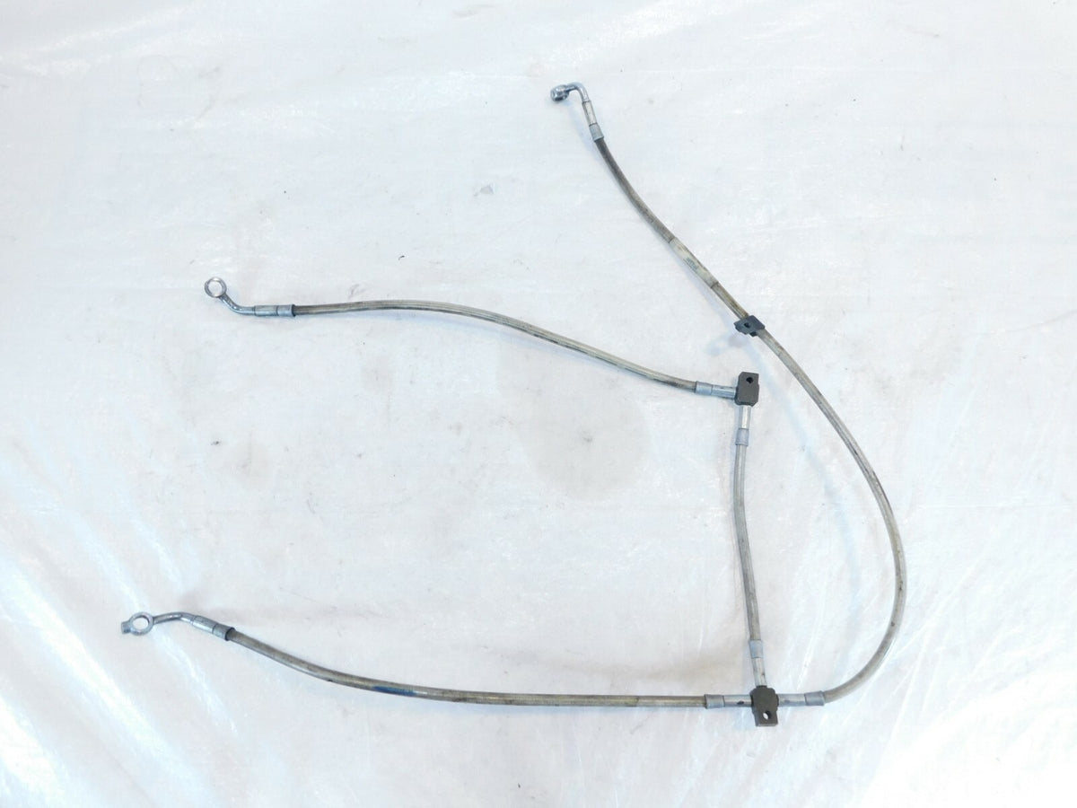 2008-2011 Victory Vision Tour Premium Rear to Front Brake Caliper Hose Line Pipe - C3 Cycle