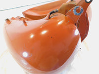 Harley Softail Heritage Classic Fatboy Orange Fuel Gas Petrol Tank Reservoir - C3 Cycle