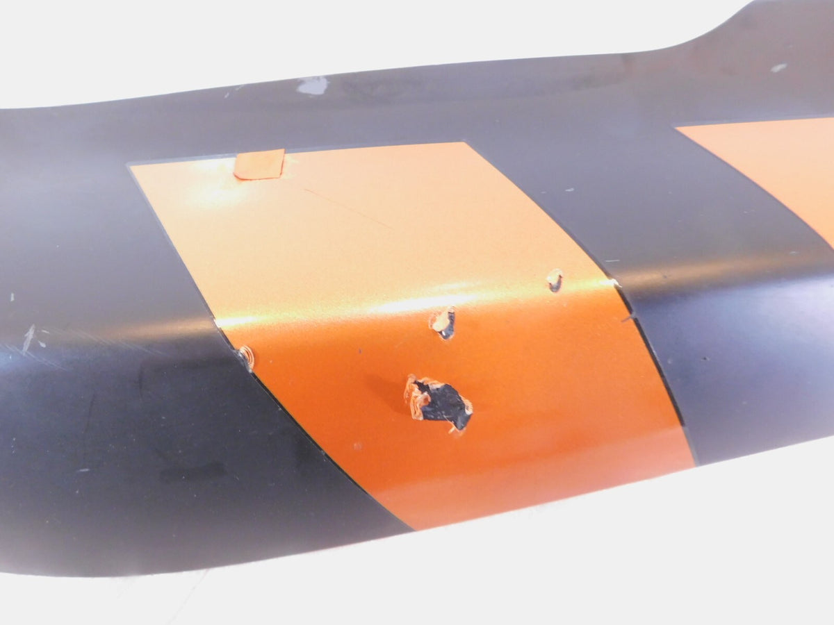 2002-2005 BMW R1150R & Rockster Black Orange Left Rear Side Cover Fairing Panel - C3 Cycle