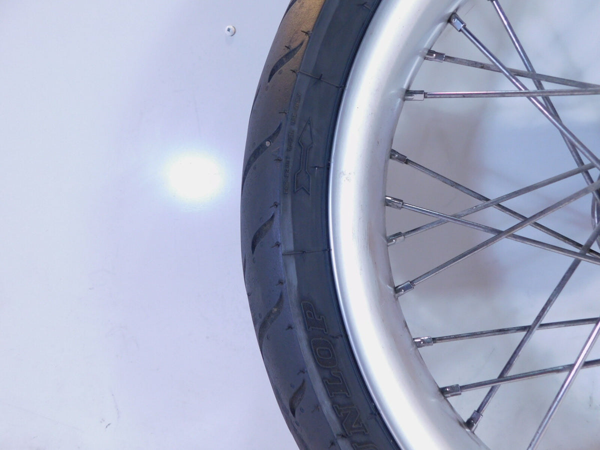 2009 Harley Davidson Dyna Street Bob FXDB Silver Laced Front Wheel Rim & Tire - C3 Cycle