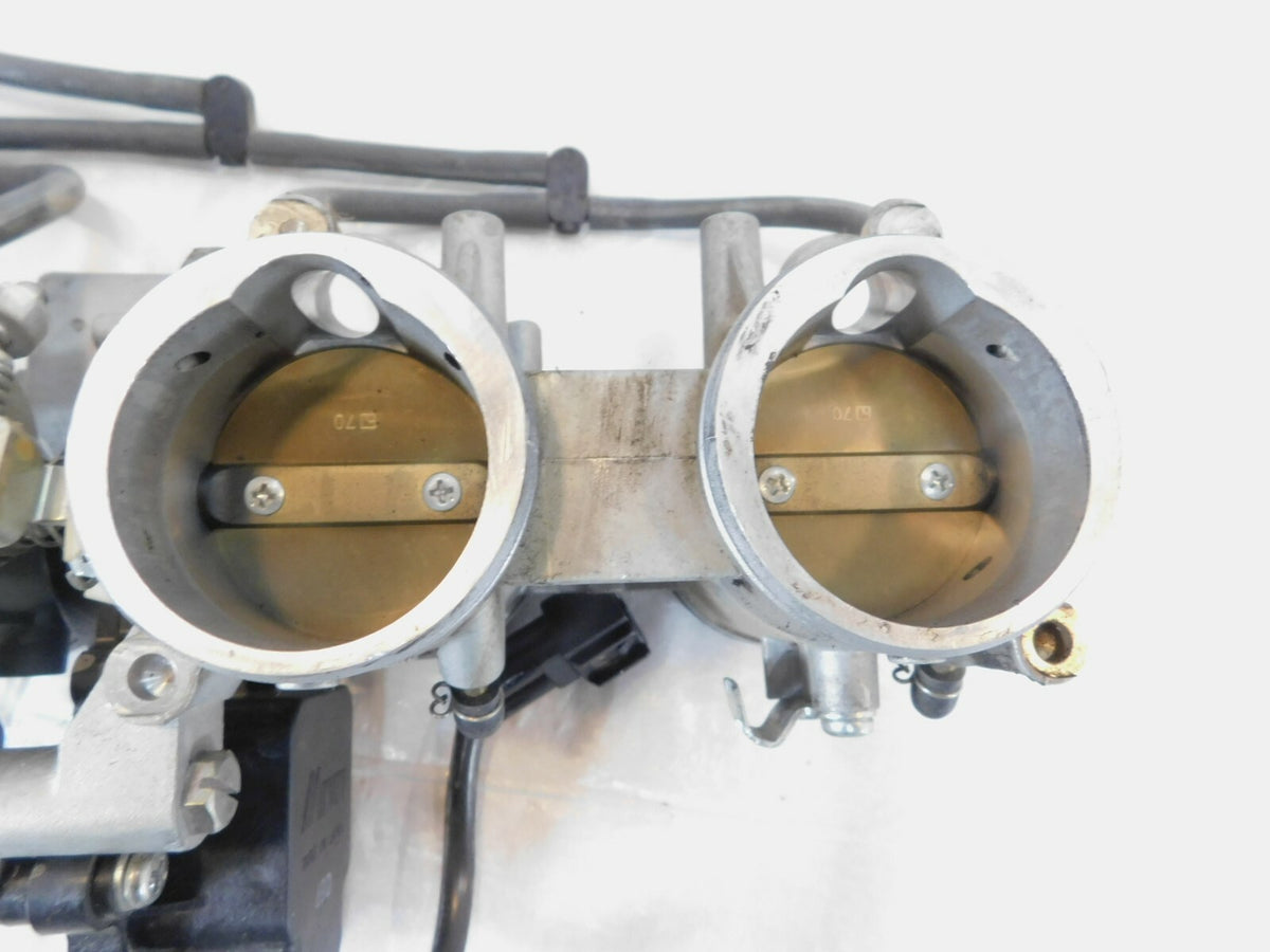 2006-2007 Kawasaki Ninja ZX14 ZX1400 Air Fuel Intake Throttle Body Rack Valves - C3 Cycle