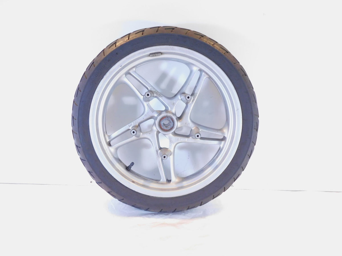 BMW K1200GT K1200RS R1100S R1150R Cast Silver Front Wheel Rim & Tire - Straight - C3 Cycle