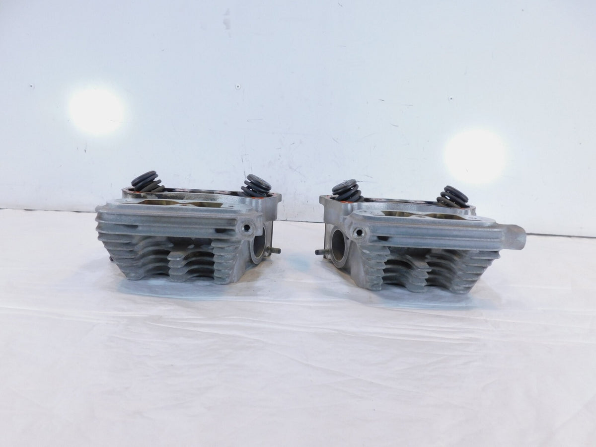 Harley Davidson Sportster 883 Hugger & Custom Silver Cylinder Heads w/ Valves - C3 Cycle