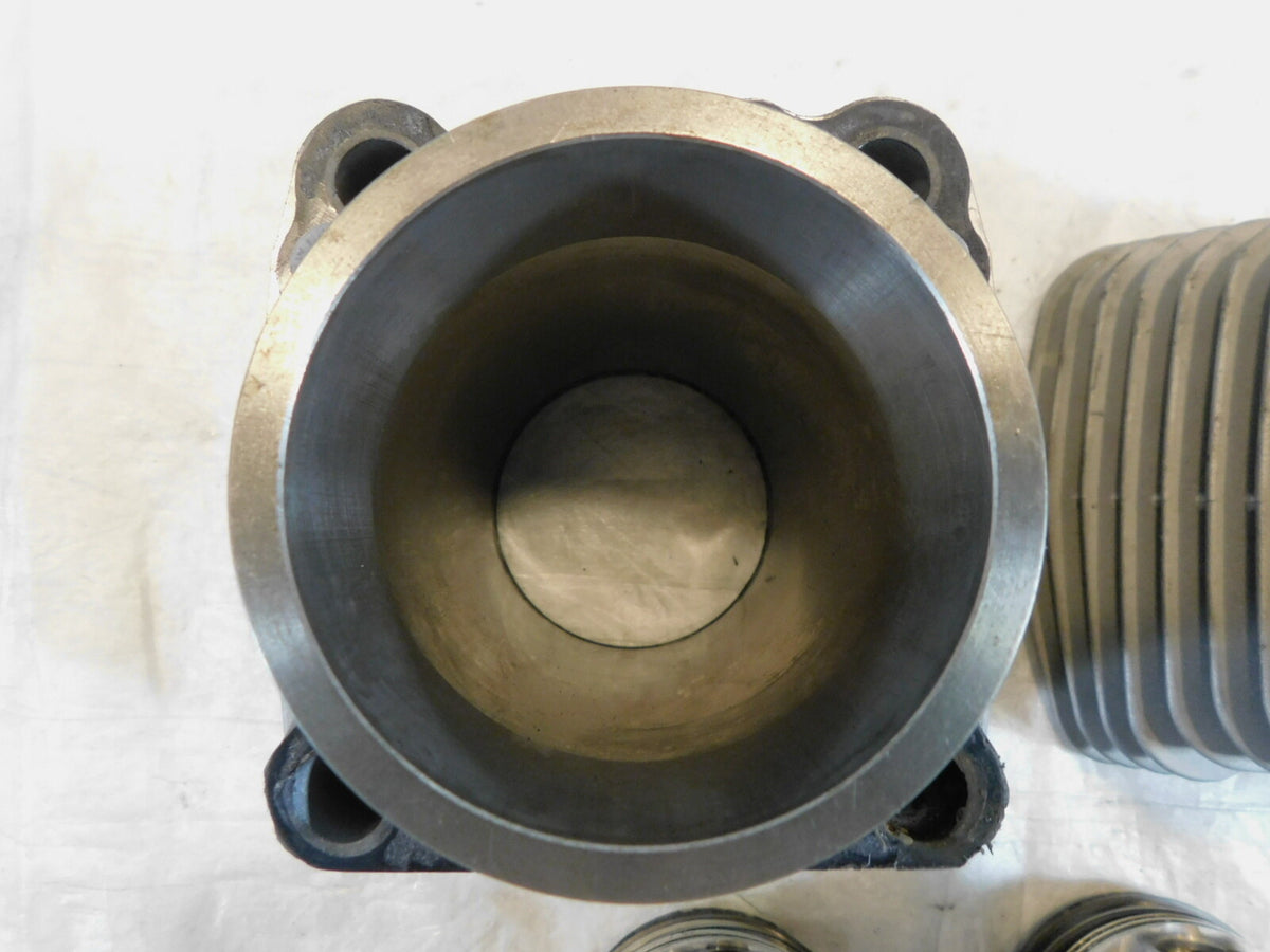 Pair Harley Davidson Sportster 883 Silver Cylinder Jugs w/ Pistons P/N: 16446-86 - C3 Cycle