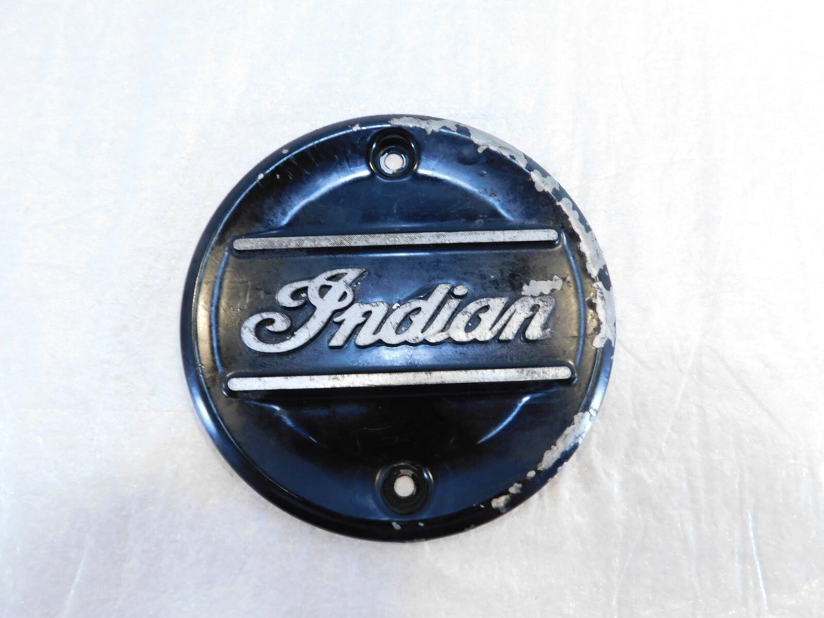 15-22 Indian Scout, Sixty, 1200 & Bobber Black Engine Motor Primary Cover Badge - C3 Cycle