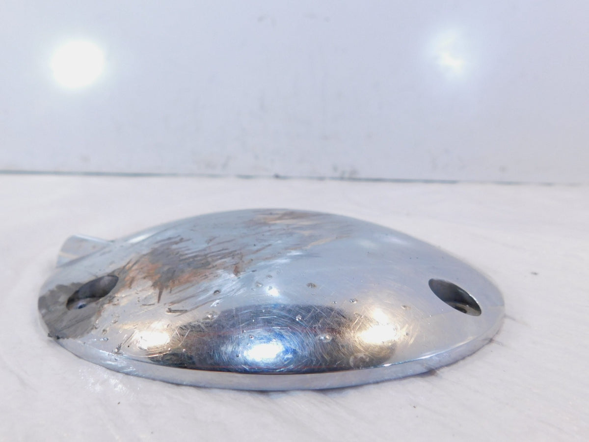 Harley Davidson Sportster 883 1200 Polished Left Engine Motor Clutch Derby Cover - C3 Cycle