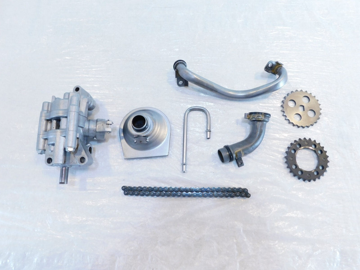 1994 94 Honda VF750 VF750C Magna 750 Engine Motor Oil Pump Chain & Sprockets - C3 Cycle
