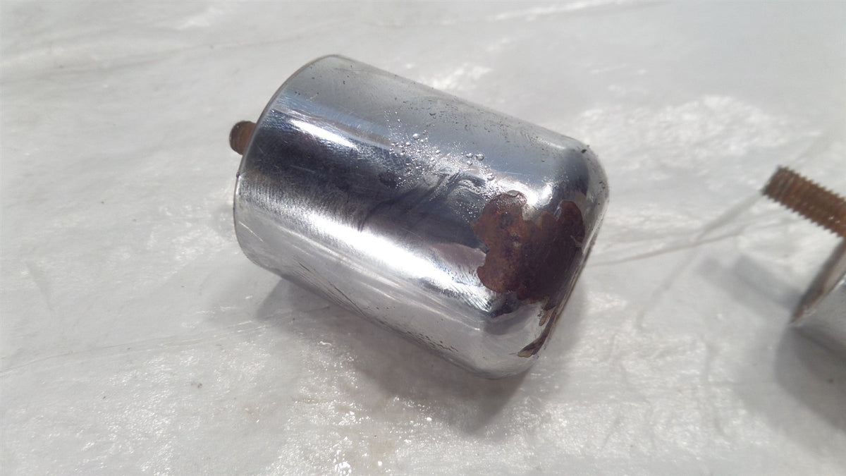 1999-2007 Suzuki GSX1300R Hayabusa Busa Chrome Handlebar End Weight Caps - C3 Cycle