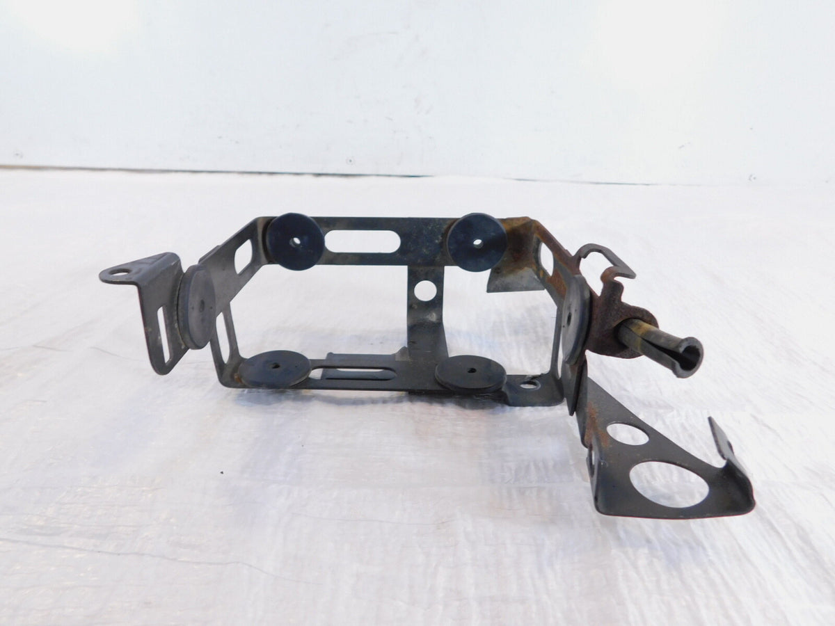 85-86 Honda VT500 VT500C Shadow 500 Black Battery Mount Holder Bracket Box Tray - C3 Cycle