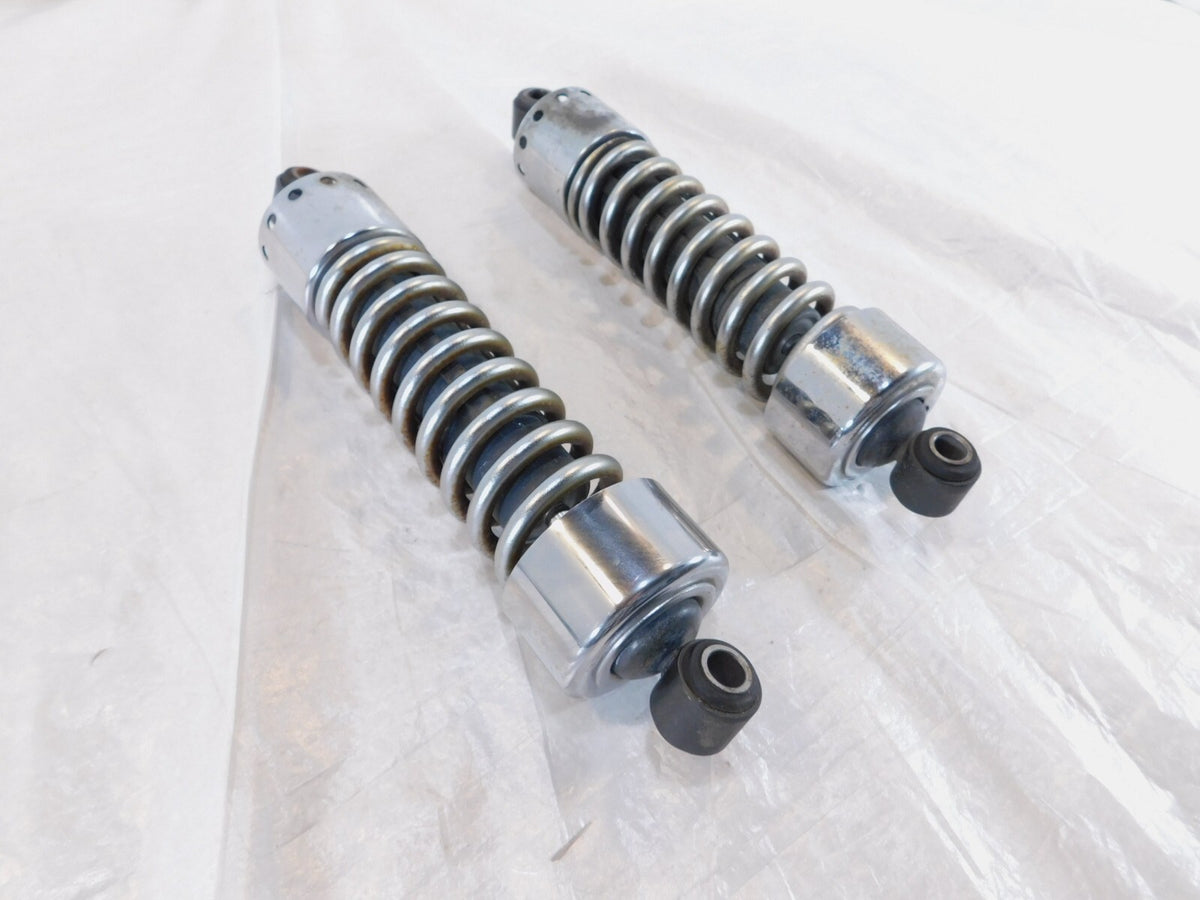 Harley Davidson Dyna Wide Glide & Street Bob Chrome Rear Shock Absorbers 12"