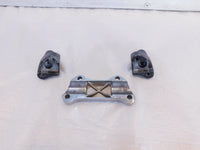 Harley Davidson Sportster 883 Chrome Eagle Spirit Handlebar Bar Riser Clamps - C3 Cycle