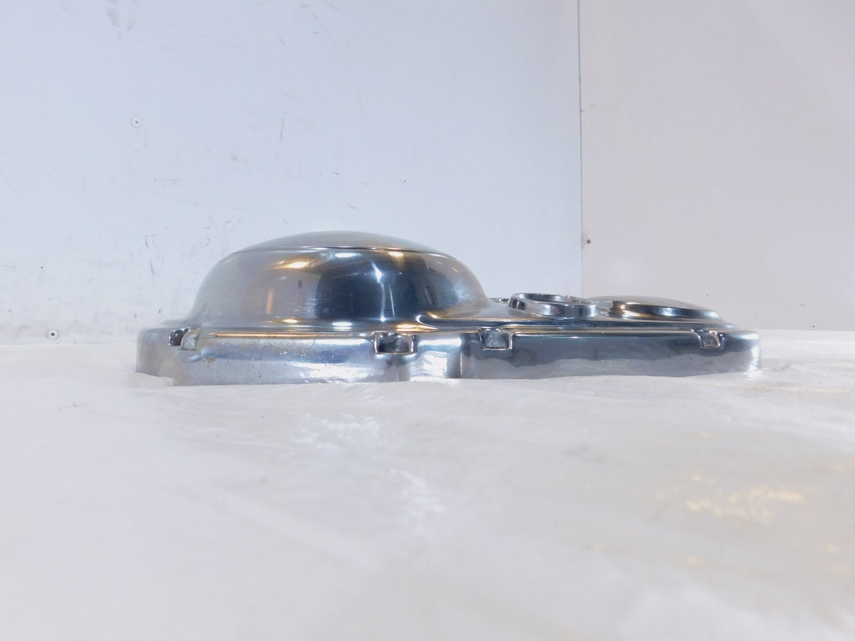 Harley Davidson Sportster 883 1200 Chrome Left Engine Primary Chain Clutch Cover - C3 Cycle