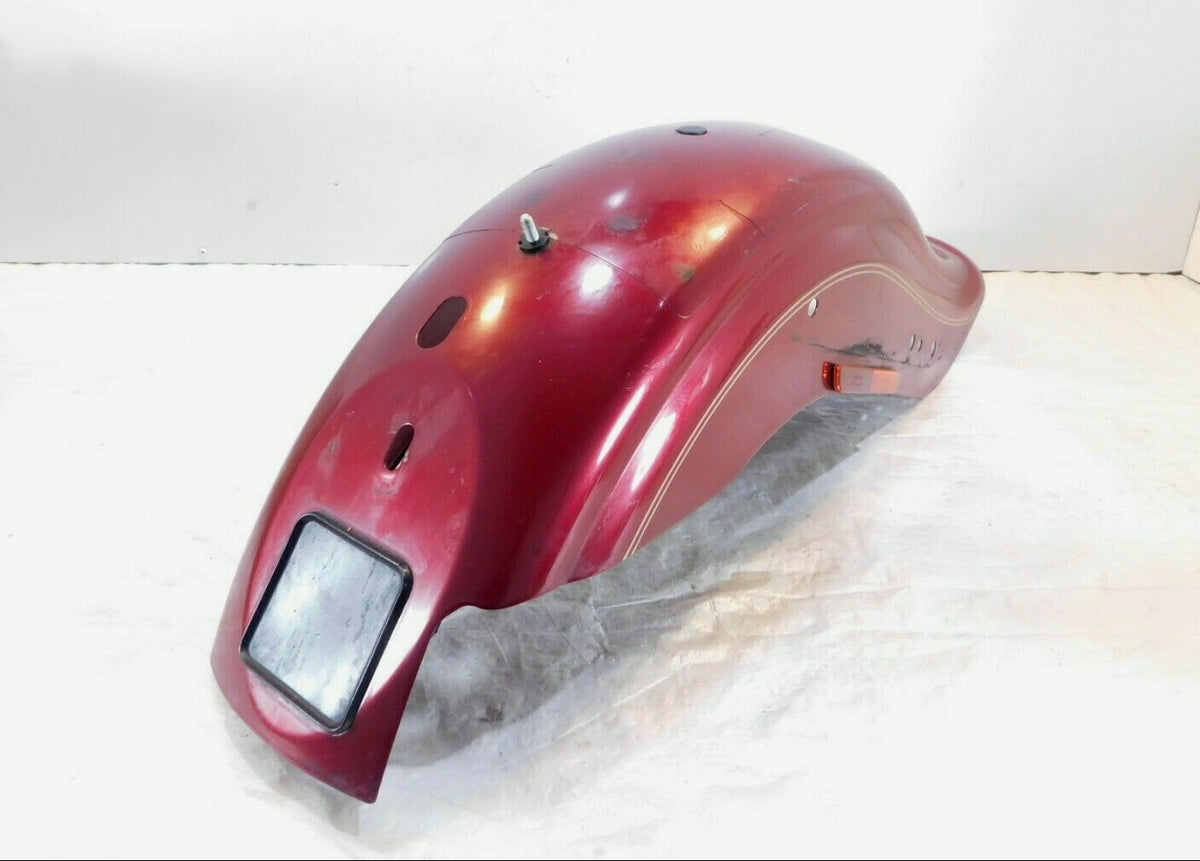 2002-2005 Harley Davidson Dyna FXDWG Wide Glide Red Bobbed Rear Fender - C3 Cycle