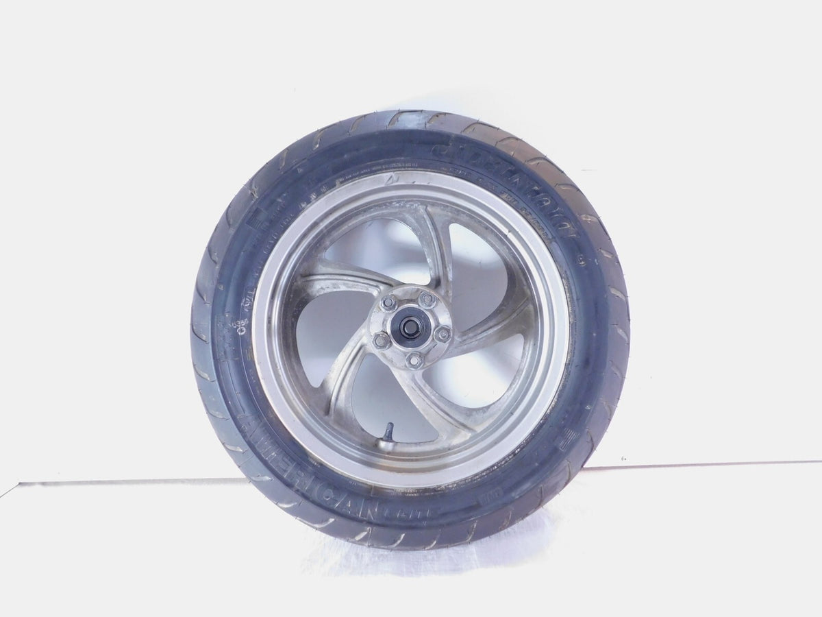 08-09 Victory Vision Premium Ness & Touring Silver Cast Rear Wheel Rim & Tire - C3 Cycle