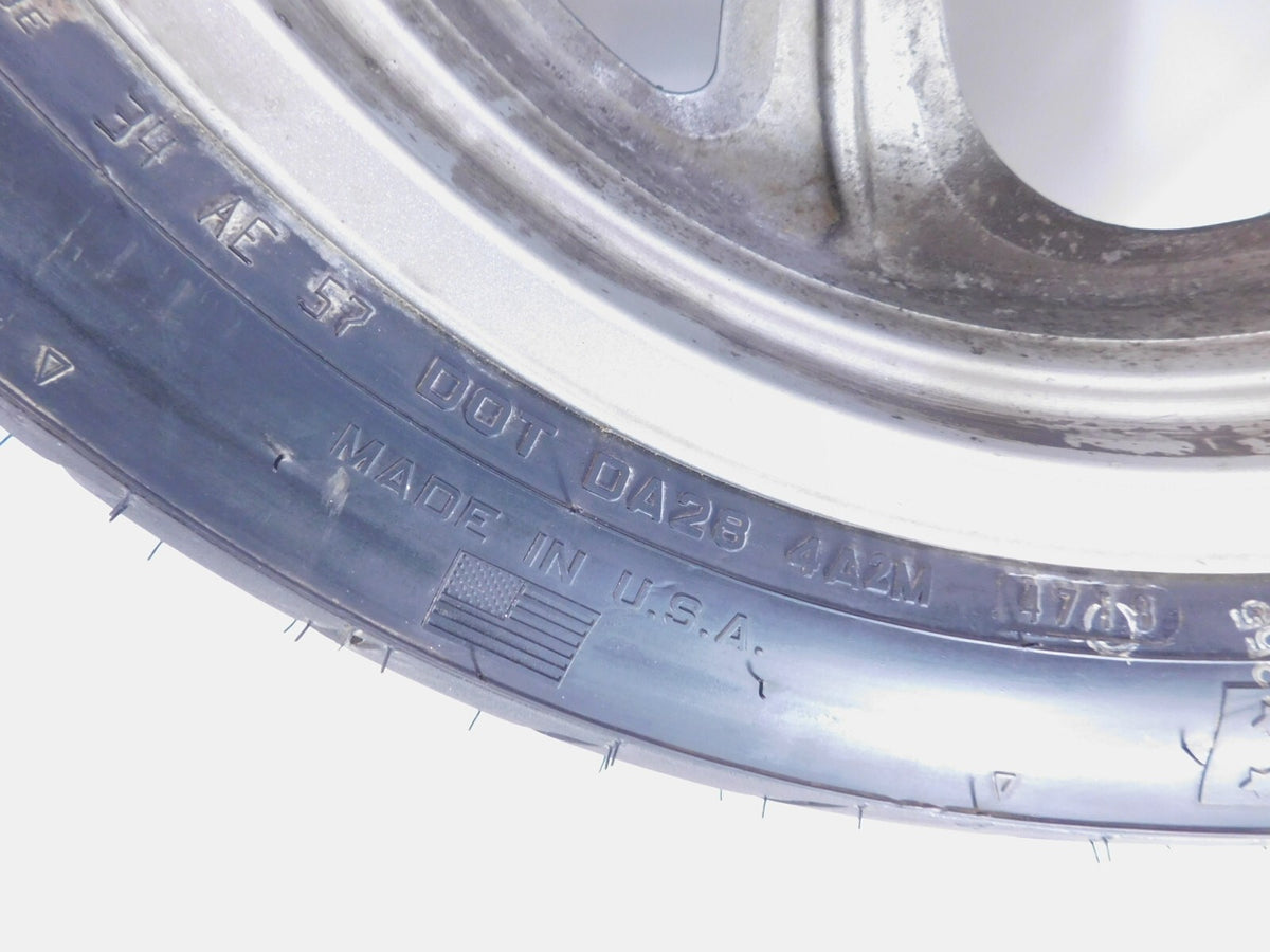 08-09 Victory Vision Premium Ness & Touring Silver Cast Rear Wheel Rim & Tire - C3 Cycle