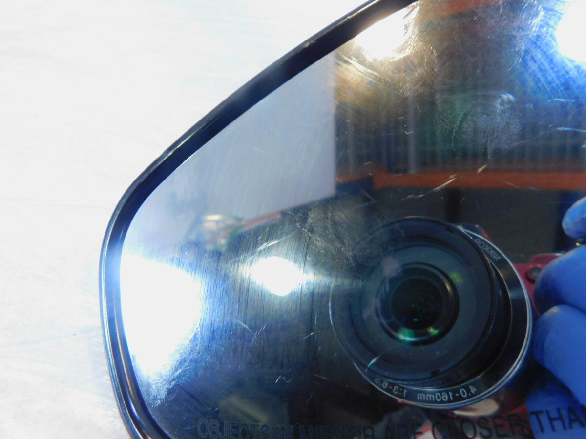 Harley Davidson FXR & Softail & Dyna & Sportster Left Black Rear View Mirror - C3 Cycle