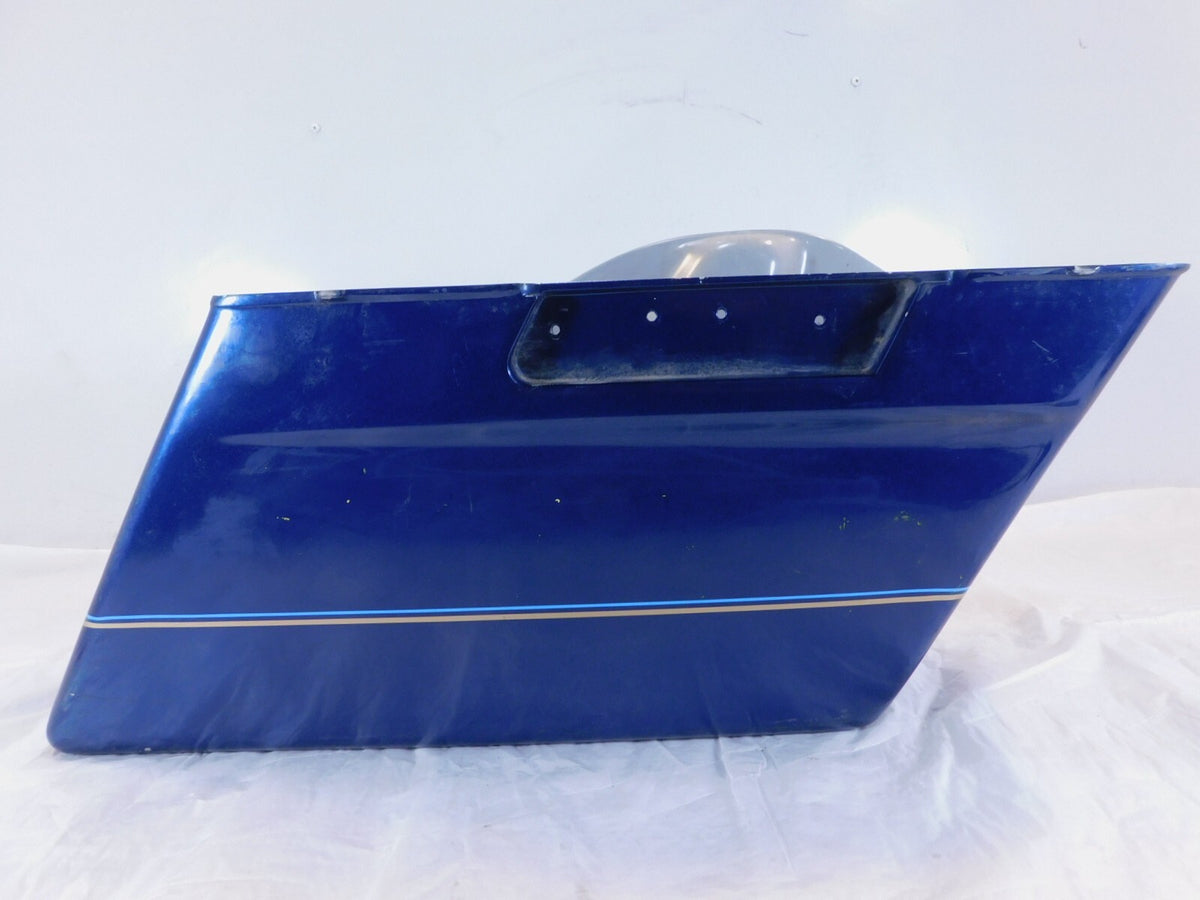 Harley  Road King Street & Electra Glide Sinister Blue Right Saddlebag Bottom - C3 Cycle