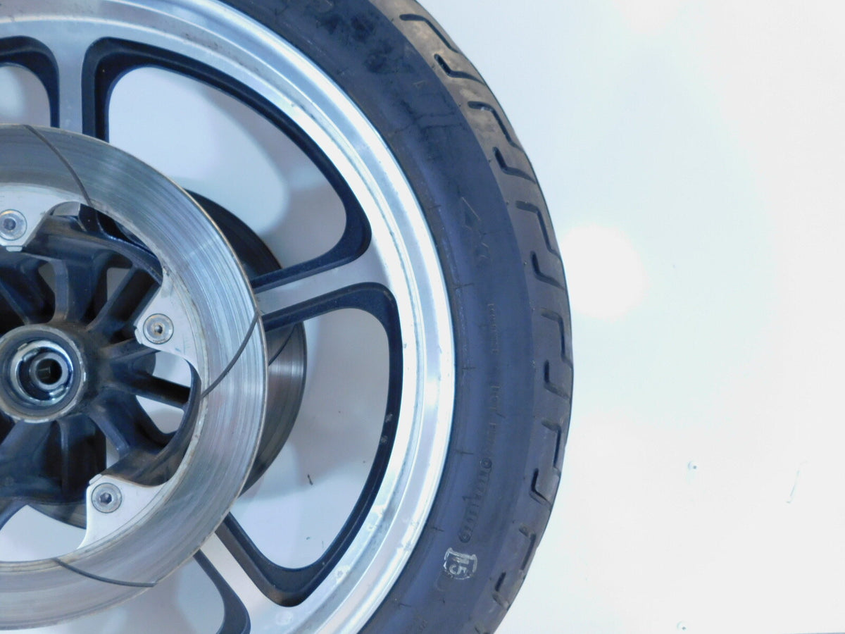 1985 & 1986 Honda VT1100C Shadow 1100 Cast 5 Spoke Front Wheel Rim Tire & Rotors - C3 Cycle