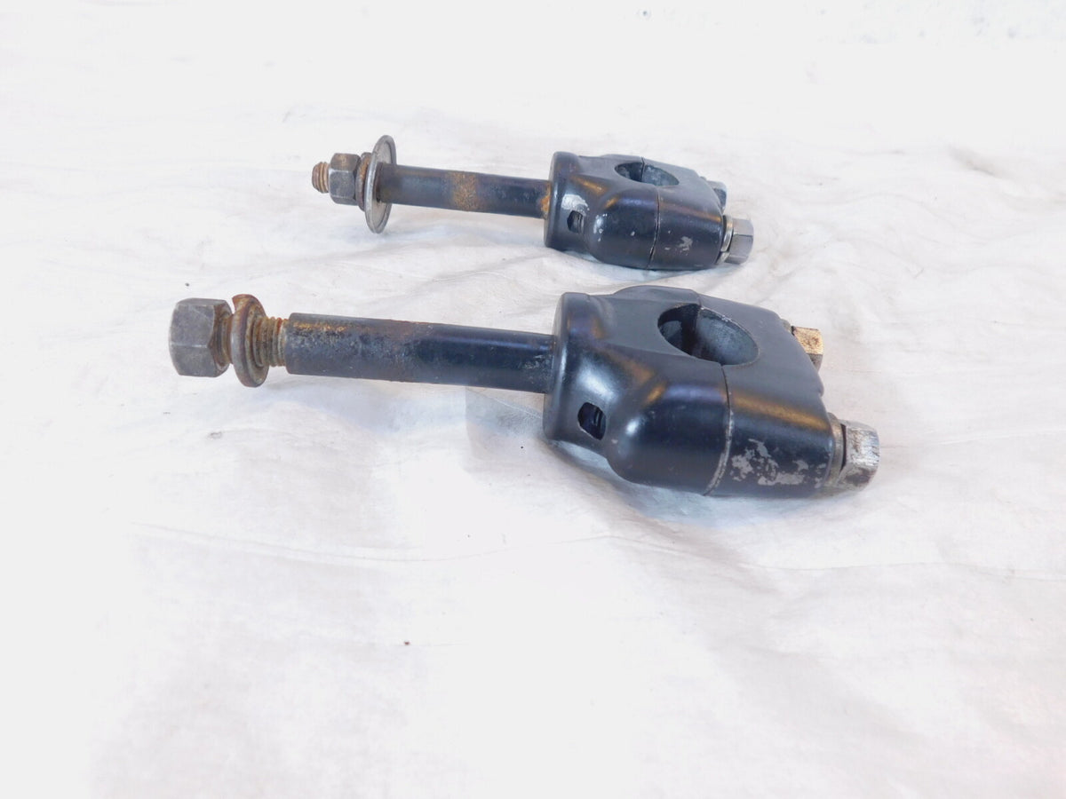 Kawasaki LTD Belt KZ440 KZ440A KZ440D Front Handlebar Riser Mount Bracket Clamps - C3 Cycle
