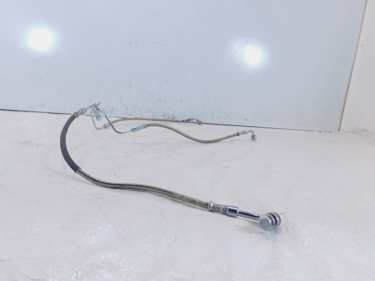 Harley Electra Glide Ultra & Classic Braided Dual Disc Front Brake Line Hose - C3 Cycle