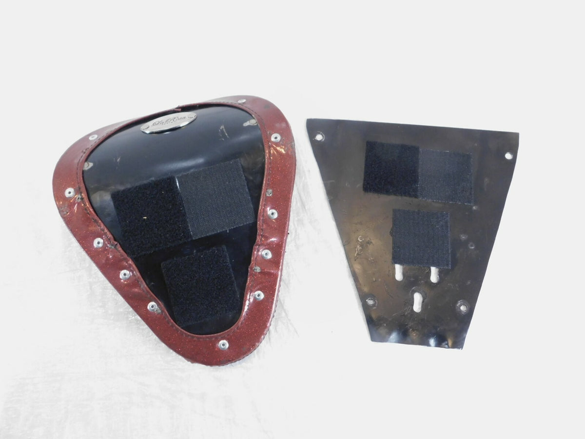 1983-2003 Harley Davidson Sportster 883 1200 La Rosa Design Custom Red Solo Seat - C3 Cycle