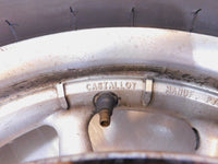 Harley Davidson Road Street Electra Glide 9 Spoke Silver Rear Wheel Rim - BENT - C3 Cycle