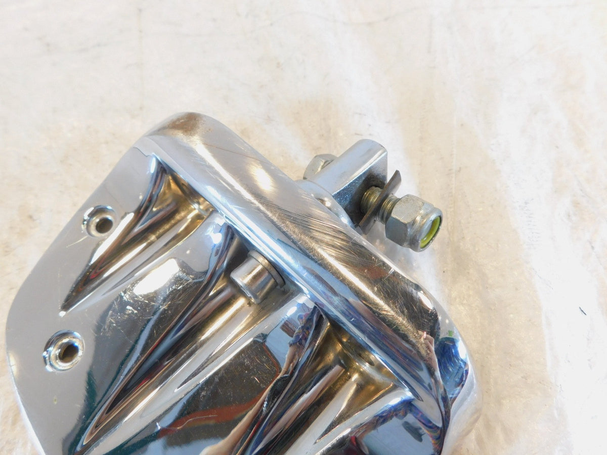 One Harley Davidson Touring Dyna Sportster & Softail Chrome Footboard / Footpeg