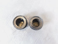Harley Davidson Dyna & Sportster 883 & 1200 Chrome Billet Front Axle Nut Covers - C3 Cycle