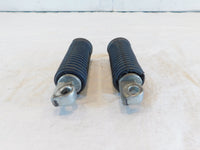 Harley Touring FXR Dyna Sportster & Softail Black Rubber Footpegs Footrests - C3 Cycle