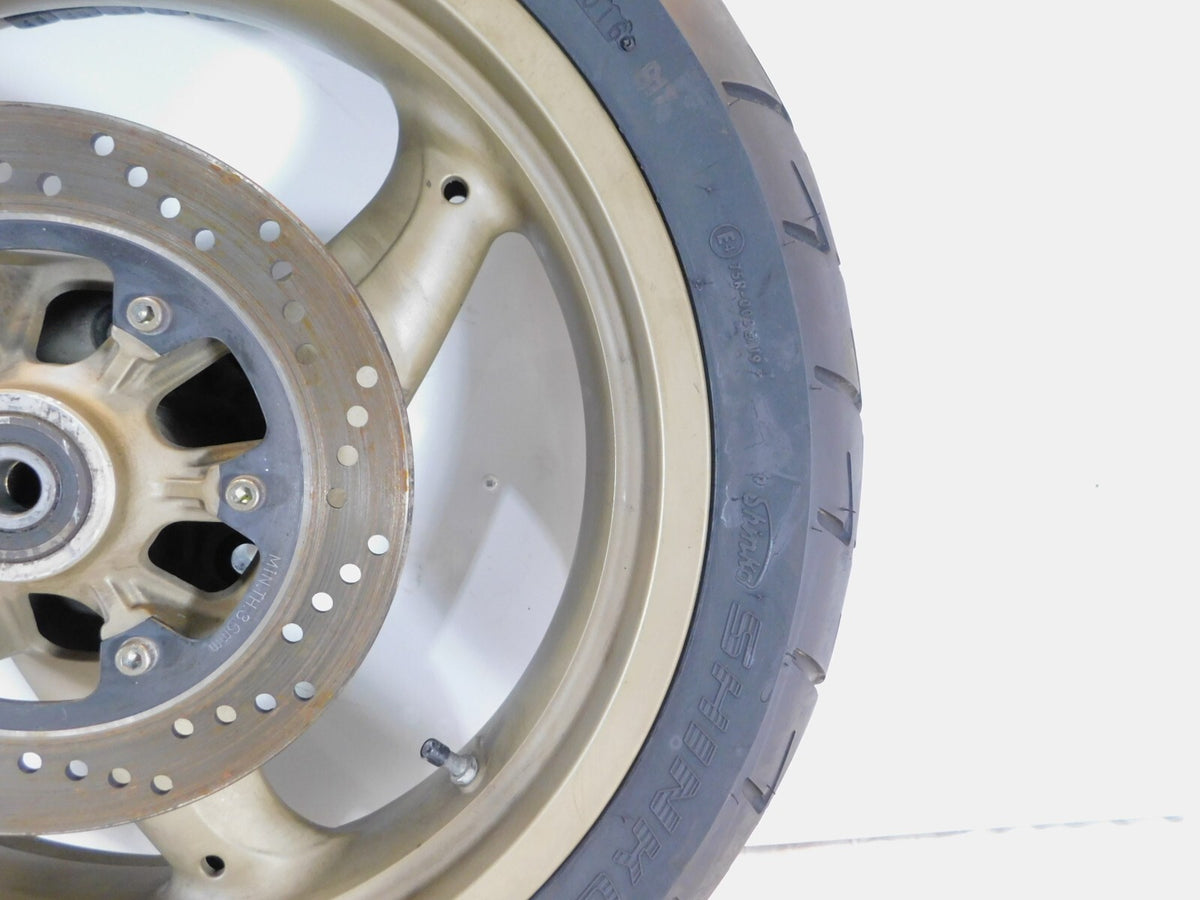 Ducati Monster 400 750 SuperSport 620 Gold Rear Wheel Rim & Tire 17" x 4.5" - C3 Cycle