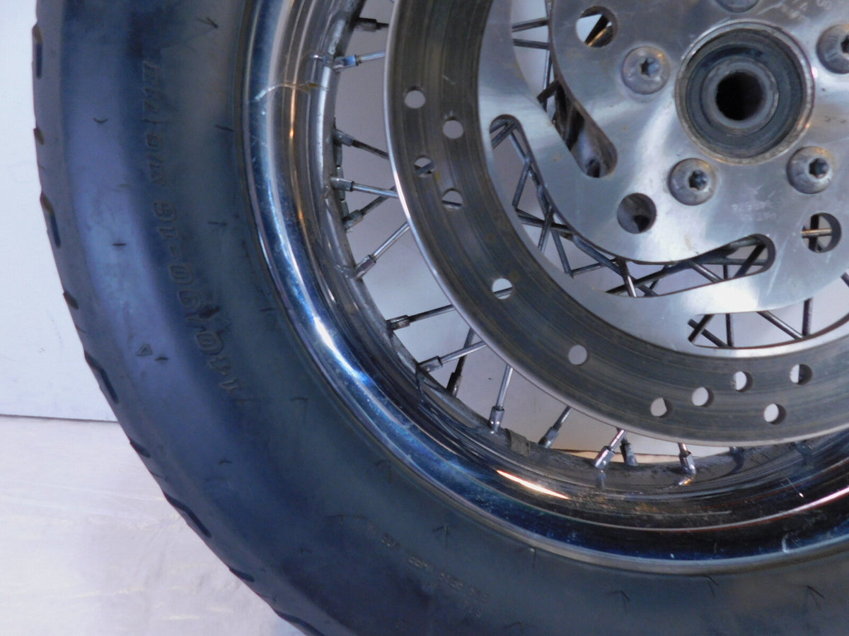 Harley Davidson Softail Heritage Classic & Deluxe Laced Rear Wheel Rim w/ Tire