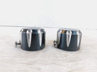 Pair Harley Davidson Touring Dyna Softail & Sportster Front Axle Nut Covers