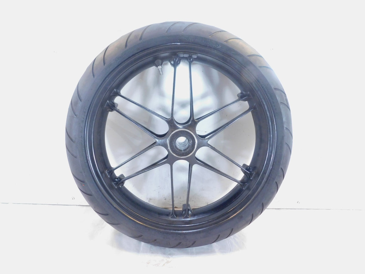 14-25 Erik Buell Racing EBR 1190SX 1190RX Hammerhead Front Wheel Rim & Tire Bent - C3 Cycle