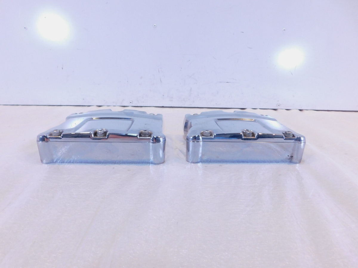 Harley Road King Dyna & Softail Chrome Cylinder Head Top Rocker Boxes & Arms - C3 Cycle