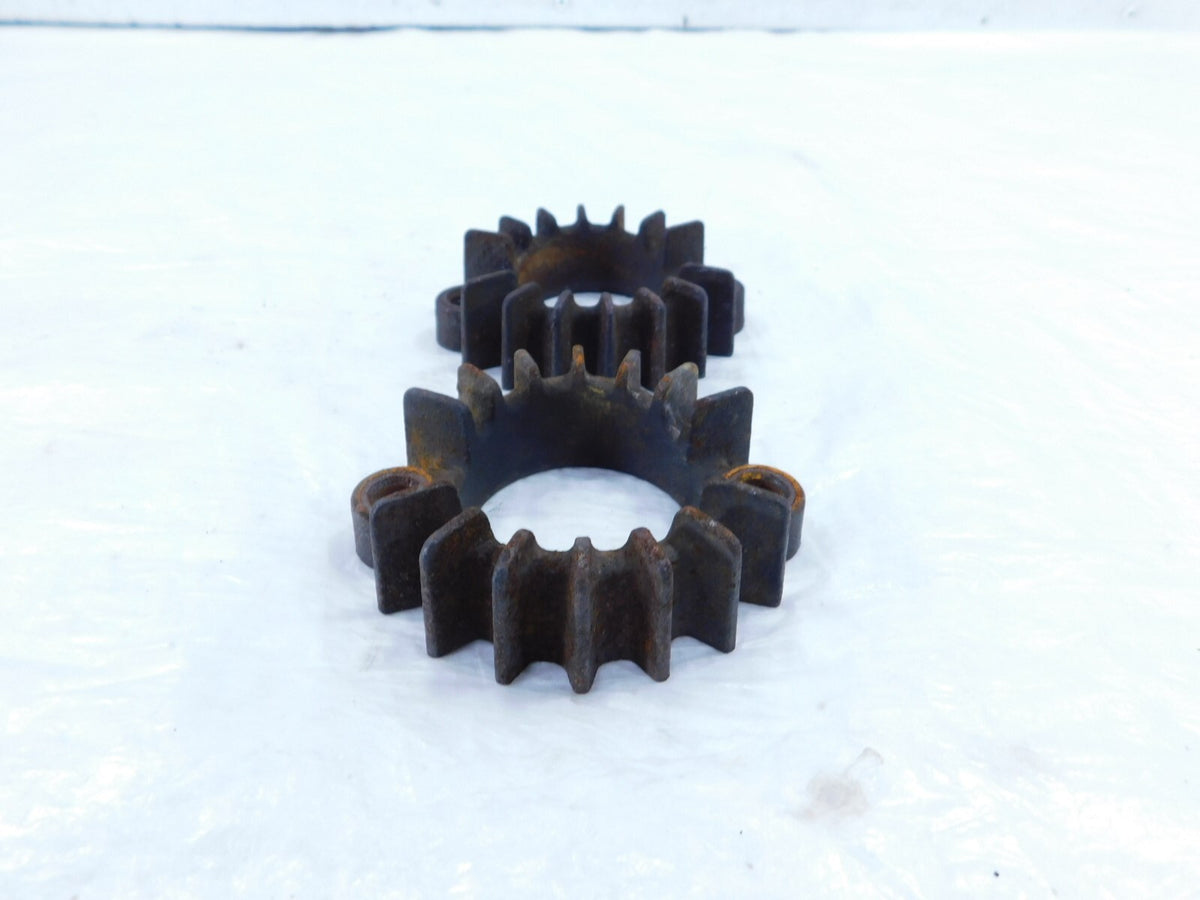 1976 76 Moto Guzzi Convert I V1000 Engine Exhaust Header Pipe Mount Nut Flanges - C3 Cycle