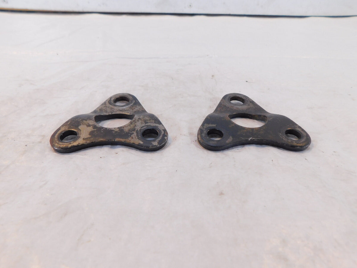 1982 82 Yamaha XJ750 Maxim 750 Black Front Left/Right Engine Mount Stay Brackets - C3 Cycle