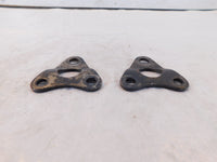 1982 82 Yamaha XJ750 Maxim 750 Black Front Left/Right Engine Mount Stay Brackets - C3 Cycle