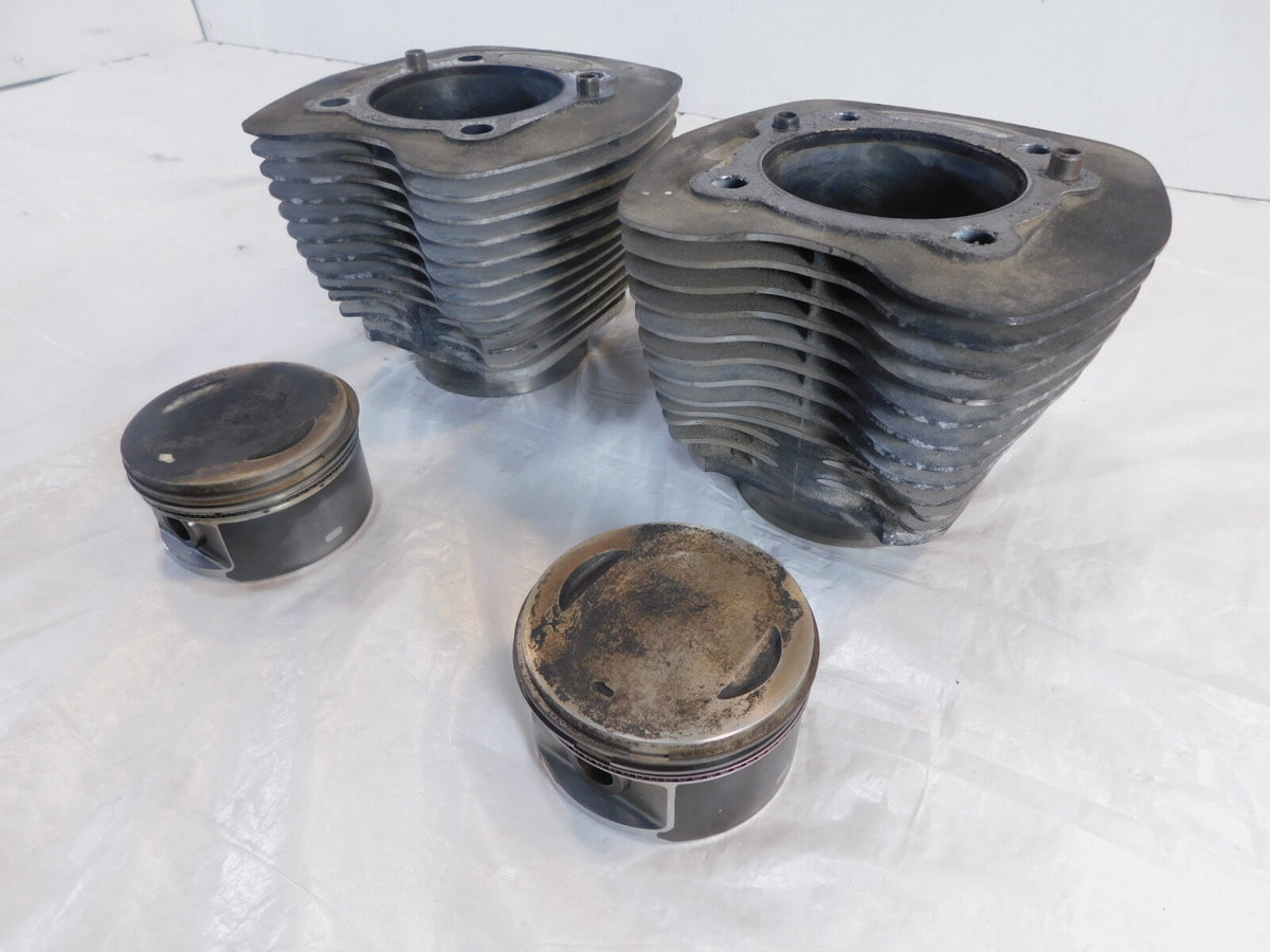Harley Davidson Twin Cam Touring Dyna & Softail Engine Pistons & Black Cylinders - C3 Cycle