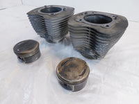 Harley Davidson Twin Cam Touring Dyna & Softail Engine Pistons & Black Cylinders - C3 Cycle