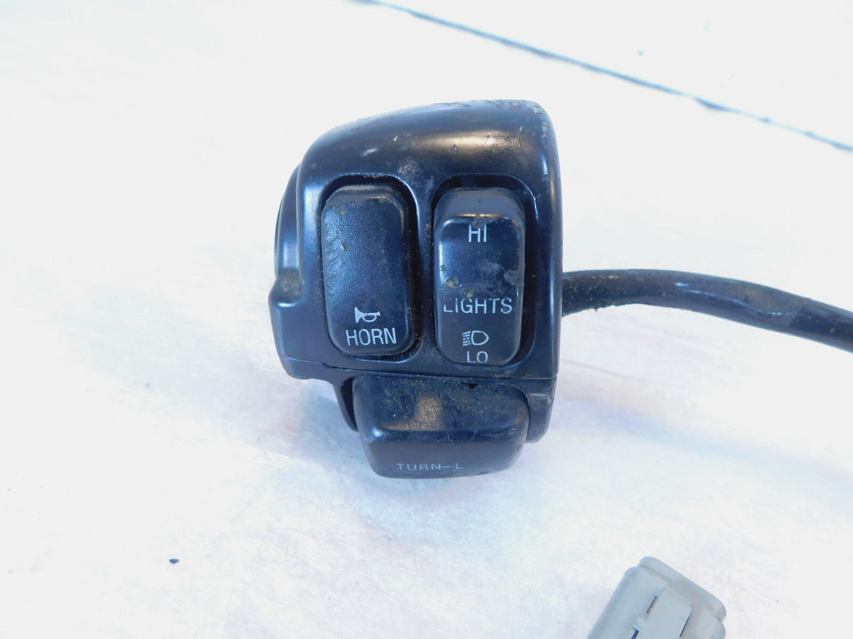 Harley Davidson Softail Dyna Sportster Left Handlebar Horn Turn Signal Switches - C3 Cycle