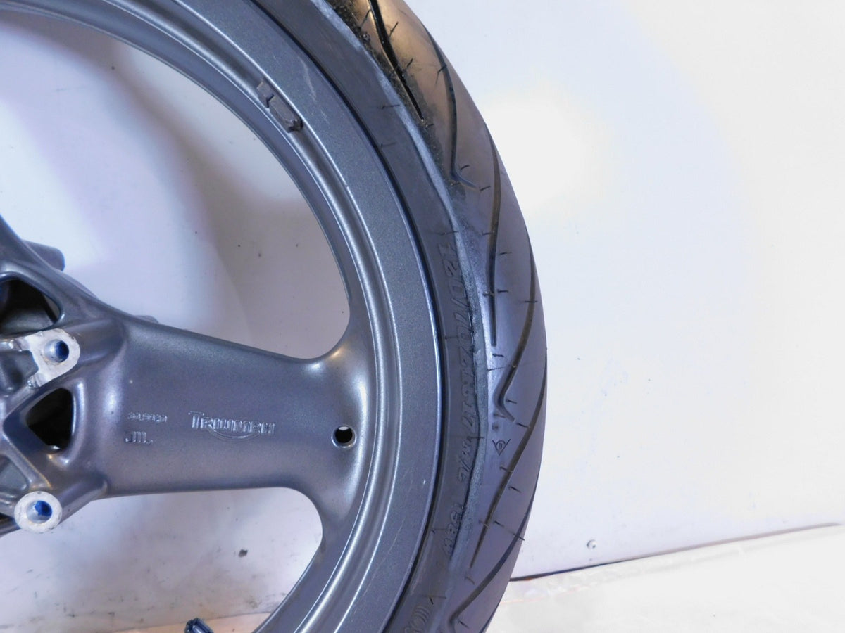 1991-2003 Triumph Sprint 900 & Trophy 900 1200 Gray Front Wheel Rim & Tire - C3 Cycle