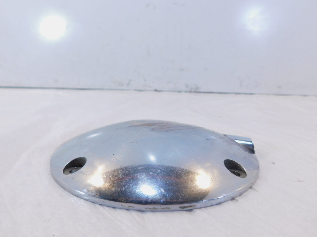 Harley Davidson Sportster 883 1200 Polished Left Engine Motor Clutch Derby Cover - C3 Cycle