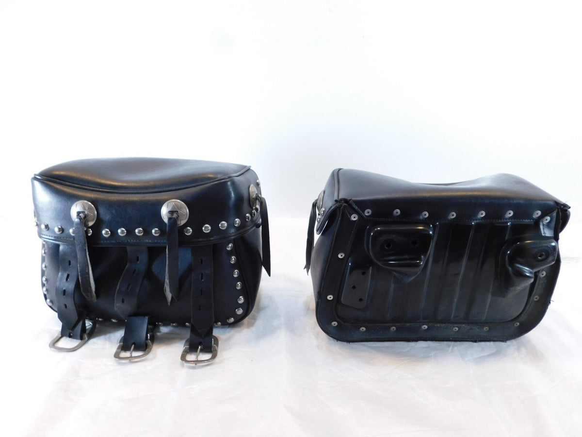 2001 01 Yamaha V-Star 650 Classic Saddlemen Rear Left/Right Luggage Saddlebags