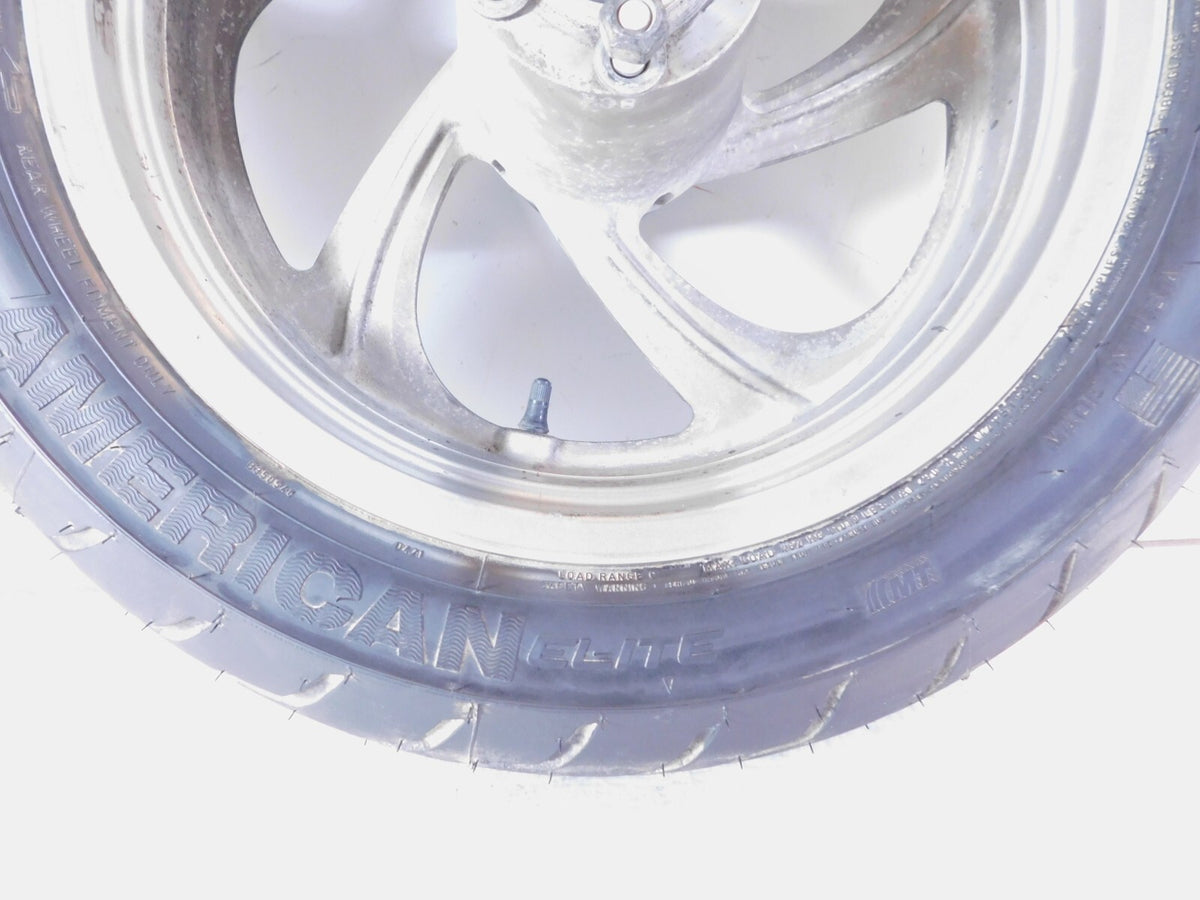 08-09 Victory Vision Premium Ness & Touring Silver Cast Rear Wheel Rim & Tire - C3 Cycle