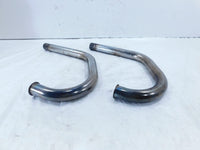 1976 76 Moto Guzzi Convert I V1000 Left/Right Front Exhaust Header Muffler Pipes - C3 Cycle