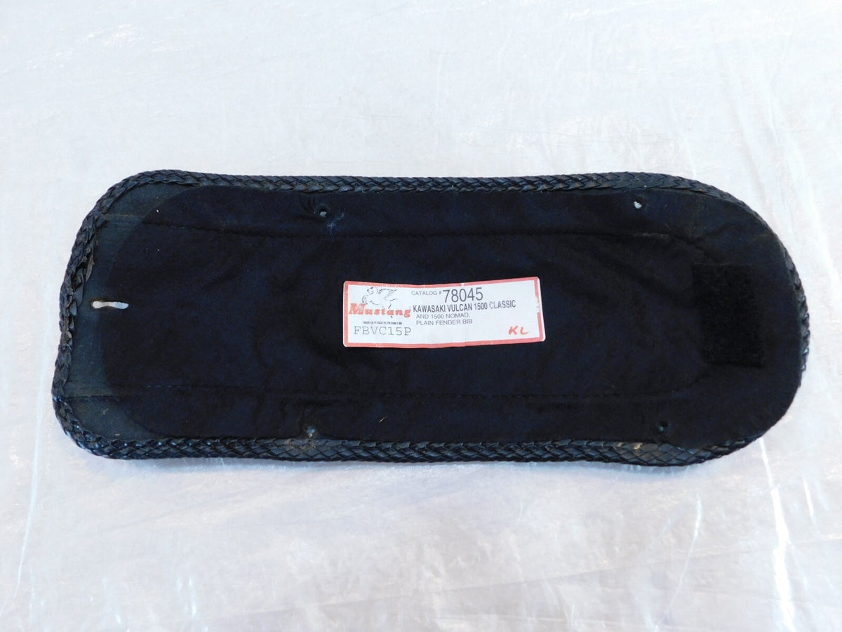 2003 03 Kawasaki Vulcan 1500 Classic VN1500 Mustang Black Rear Fender Bib Cover - C3 Cycle