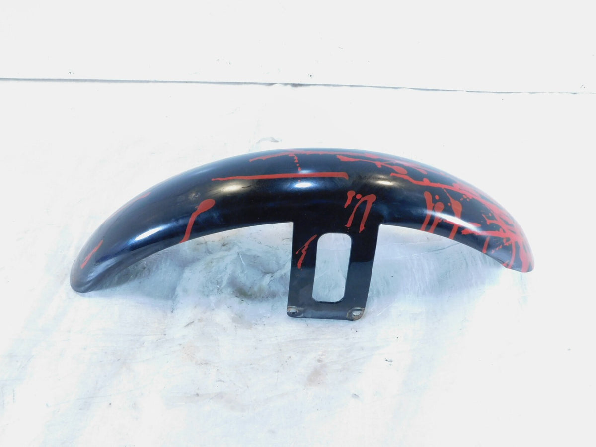 1993-2008 Harley Davidson Dyna Wide Glide Black Style Front Wheel Cover Fender - C3 Cycle