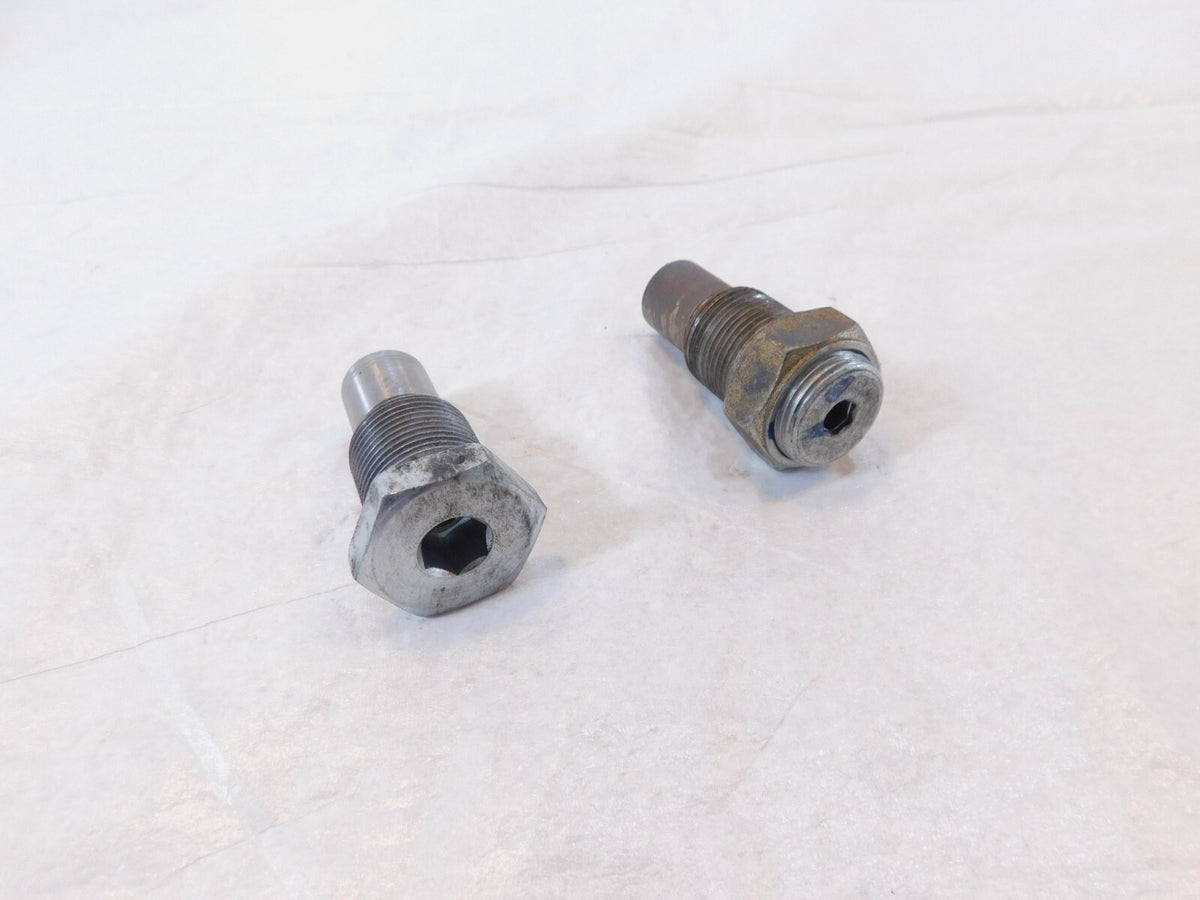 84-99 Yamaha Virago 700 750 1000 1100 Rear Wheel Fork Swingarm Pivot Bolt Shafts - C3 Cycle
