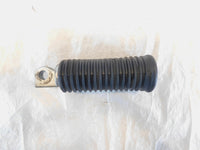 Harley Touring FXR Dyna Sportster & Softail Single Black Rubber Footpeg Footrest